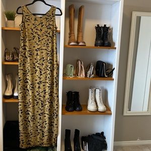 George Rech Paris maxi dress. 26” slit on left side. 56” long. Size 38 - US 6.